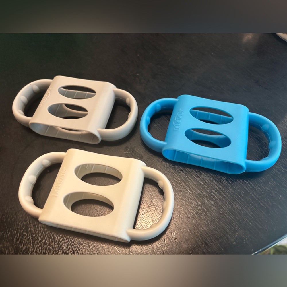3 pack silicone handles for Dr. Browns narrow bottles